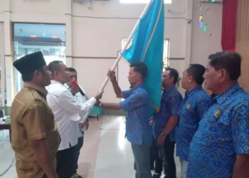 Rony Afrizal Ketua PWI Labuhanbatu, Kurnia Hamdani Sekretaris